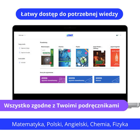 Dostęp do ZDAY platformy edukacyjnej - na 12 msc